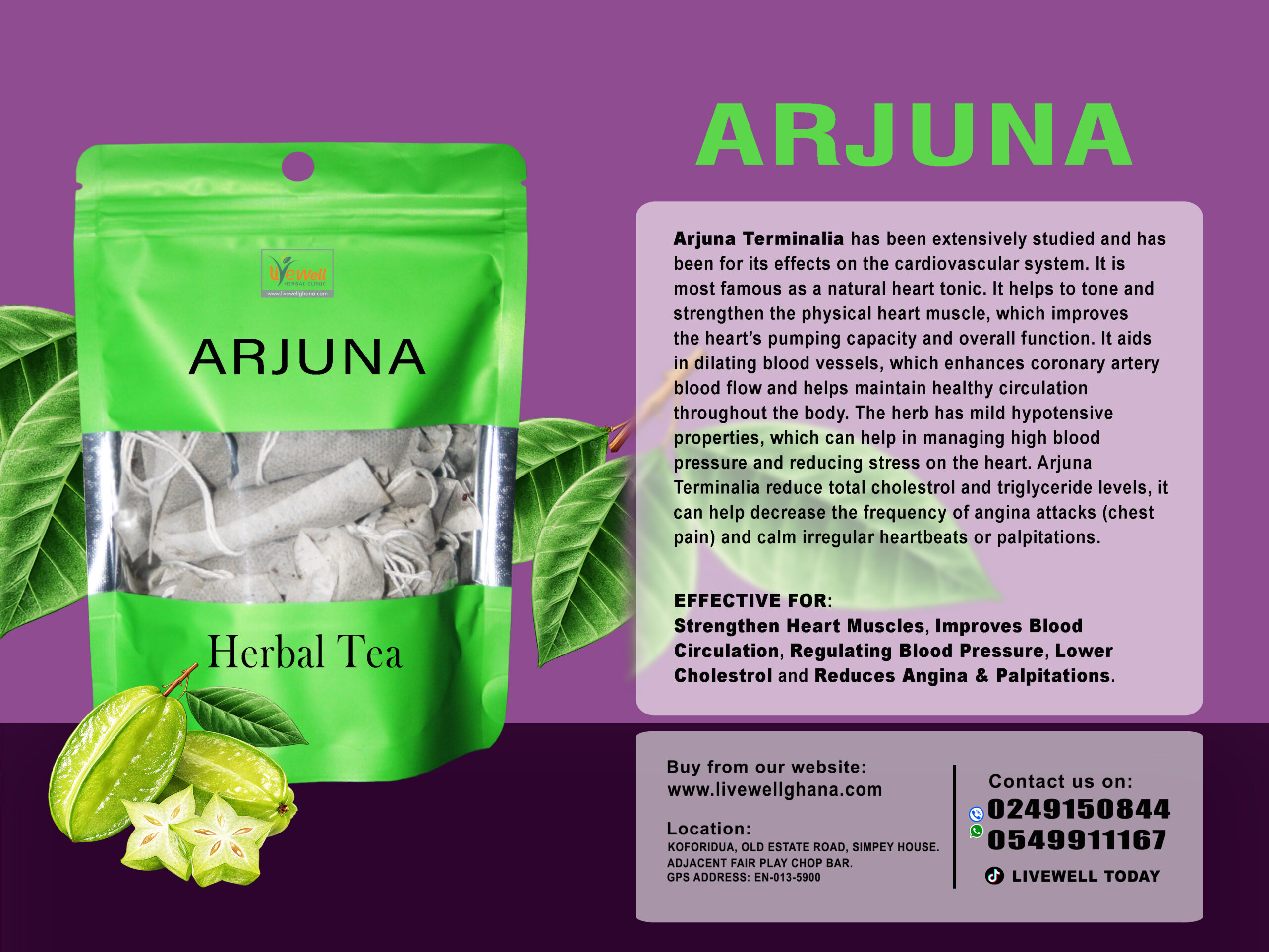 Arjuna Herbal Tea